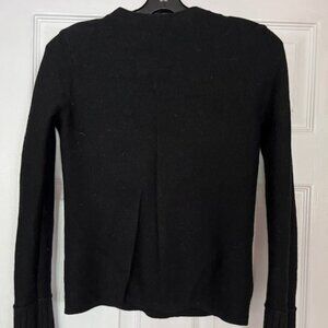 Club Monaco Light Black 100% Wool Sweater Sz M in Excellent Condition